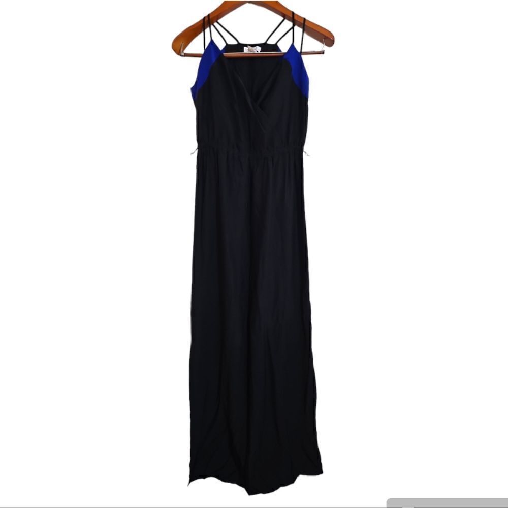 Barneys New York Black Silk Maxi Dress Size XS - Picture 3 of 10